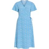 Vila - Lovie Wrap - Midi-jurk - Korte Mouwen