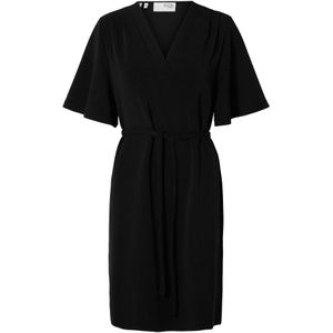 SELECTED Jurk 'SLFTenny'  zwart