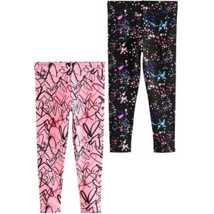 Next Leggings  rosa / zwart