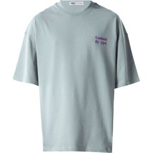 VAMOS CLO Shirt 'Mallow'  lichtblauw / grafiet / lila / wit