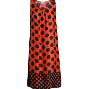 DEHA Jurk  navy / oranje