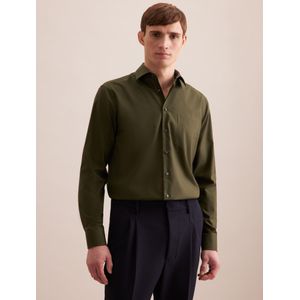 SEIDENSTICKER Zakelijk overhemd  donkergroen