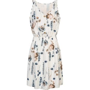 Cloud5ive Jurk  beige / blauw / bruin / wit
