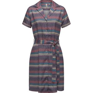 Ragwear Blousejurk  blauw / marine / grijs / lila