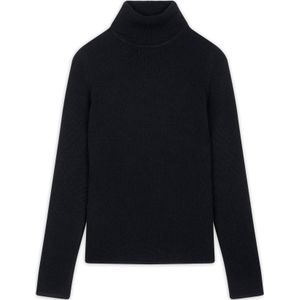 JUST CASHMERE Trui 'Juni'  zwart