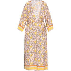 usha FESTIVAL Kimono  crème / geel / lavendel / oranje