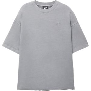 Pull&Bear Shirt 'STWD'  lichtgrijs