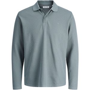 Jack & Jones - ESSENTIALS - Polo - Grijsblauw - Lange Mouwen