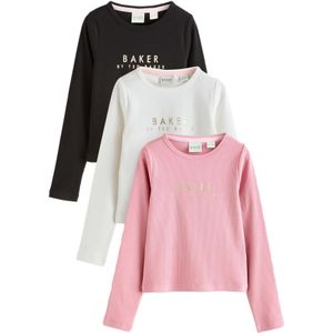 Baker by Ted Baker Shirt  goud / rosa / zwart / natuurwit