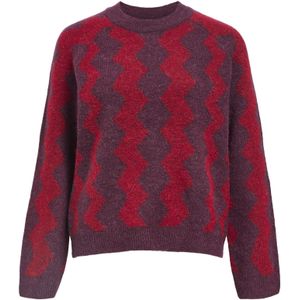 OBJECT Trui 'OBJDiana'  purper / donkerrood