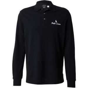 Polo Ralph Lauren - Shirt - Zwart/Wit - Lange Mouw - Normale Pasvorm