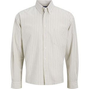 Jack & Jones Junior Overhemd  beige / grasgroen / wit
