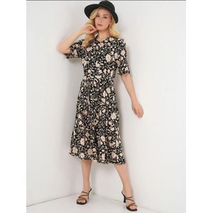 Hiccup Jurk  geel / zwart