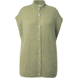 Studio Untold Gebreid vest  pastelgroen