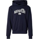 NAPAPIJRI - B-FUNES H - Sweatshirt - Marine / Wit - Capuchon