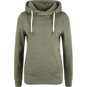 Oxmo Sweatshirt 'Vicky'  bruin / kaki / groen gemêleerd