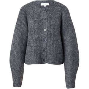 rosemunde Gebreid vest  donkergrijs