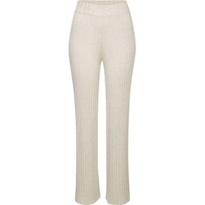 Broek - Lichtgrijs Mêlee - Loungewear - Elastische Tailleband