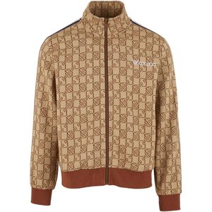 Colucci Sweatvest  beige / marine / bruin / wit