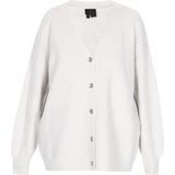 DreiMaster Klassik Gebreid vest  offwhite