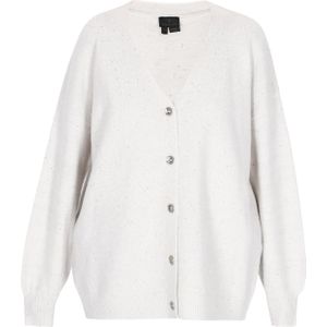 DreiMaster Klassik Gebreid vest  offwhite