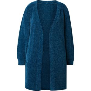 Ulla Popken Gebreid vest  petrol