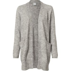ICHI Gebreid vest 'Kamara'  grijs gemêleerd