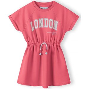 MINOTI Jurk  grijs / framboos