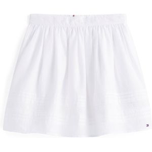 A-lijnrok - Wit - Met Borduursel - Voor Kinderen Tot 16 Jaar