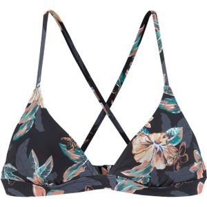Look - Triangelbikini - Zwart - Gedessineerd - Verwijderbare Softcups