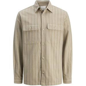JACK & JONES Overhemd  lichtbeige / brokaat