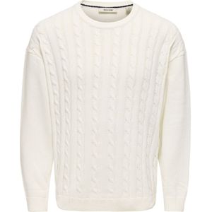 Only & Sons Trui 'ONSLAMARD'  wolwit