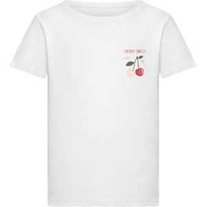 Merchcode Shirt 'Cherry Sweet'  bruin / groen / pastelroze / wit