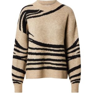 JDY Trui 'Lincon'  sand / zwart