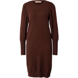 Peppercorn Gebreide jurk 'Anissa'  bruin