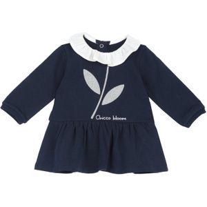 Chicco Jurk  navy / rosé / zilver / wit