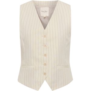 Part Two Gilet 'NadhiaPW'  zwart / wit