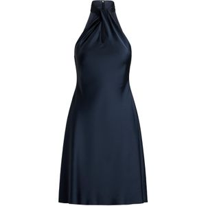 Lauren Ralph Lauren - Cocktailjurk - Navy - Haltermodel - Knielengte