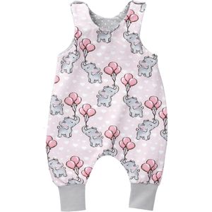 Land-Juwelen Rompertje/body  grijs / pink / rosé / zwart / wit