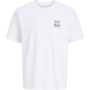 JACK & JONES Shirt  lila / wit