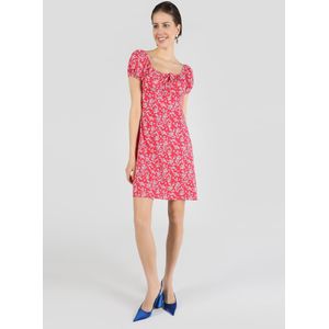 Colin's Jurk  rood / zwart / offwhite