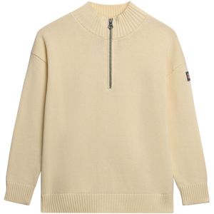 Superdry - Slouchy Knitted Half Zip - Trui - Losse Pasvorm