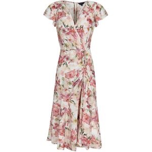 South Beach Jurk  groen / lila / wit