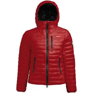 JACK1T Outdoorjas ' SATEL1TE Kapuzen-Daunenjacke 2.0 '  rood