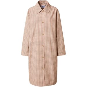 Bella x ABOUT YOU Tussenmantel 'Sidney'  beige / rood / pastelrood