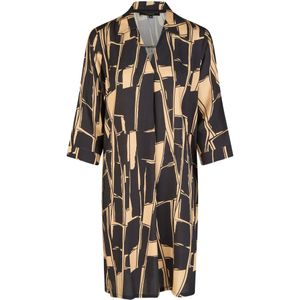 Navigazione Jurk  beige / zwart