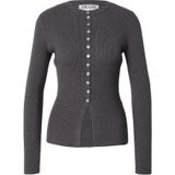 Awukino - Gebreid Vest - O-hals - Lange Mouwen - Slim Fit