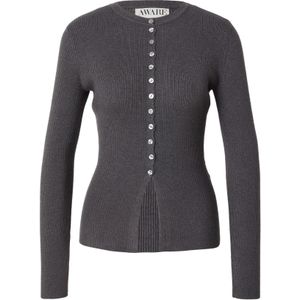 Awukino - Gebreid Vest - O-hals - Lange Mouwen - Slim Fit