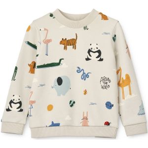Liewood Sweatshirt 'Thora'  sand / blauw / donkergroen / zwart