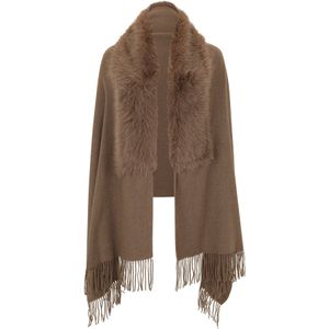 RINO & PELLE Cape 'Wendy'  bruin